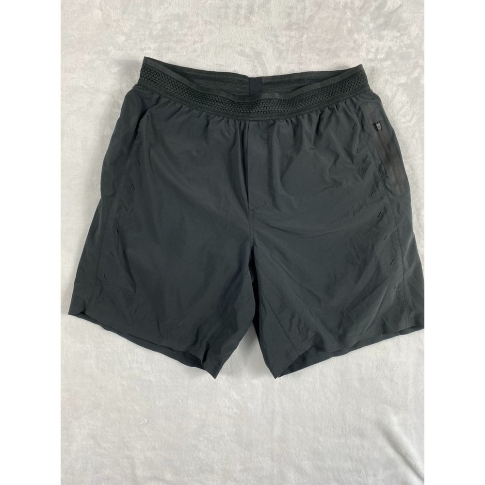 Ten Thousand The Session Short Sz M Black Lined Crossfit Gym MSRP $88